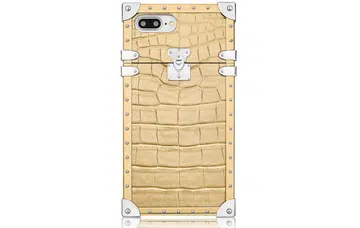 The Eye-Trunk for iPhone 7 in precious Golden Crocodile leather <br> Image source: Louis Vuitton