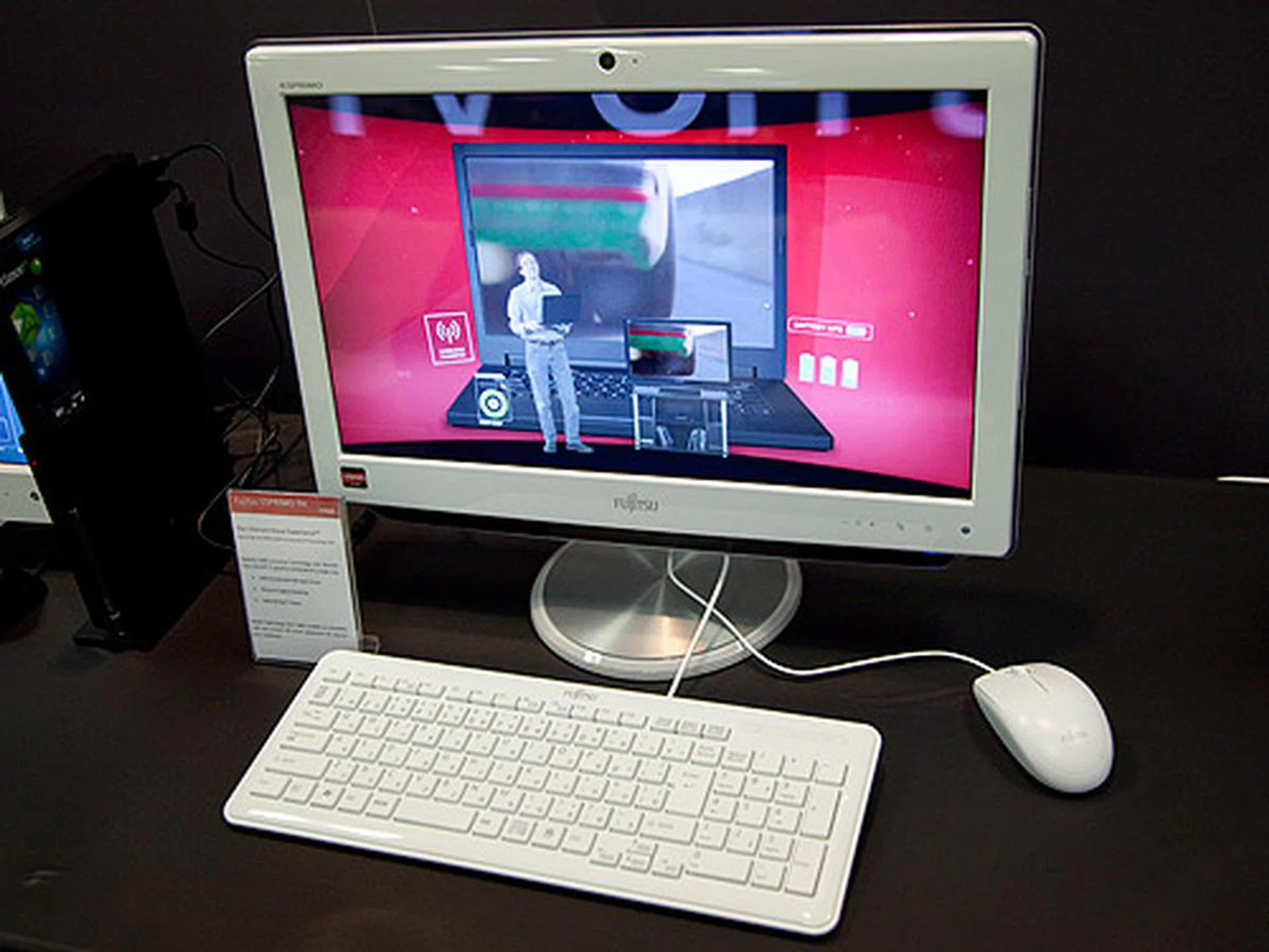 The Fujitsu ESPRIMO FH All-in-One computer featuring the E-350 APU.