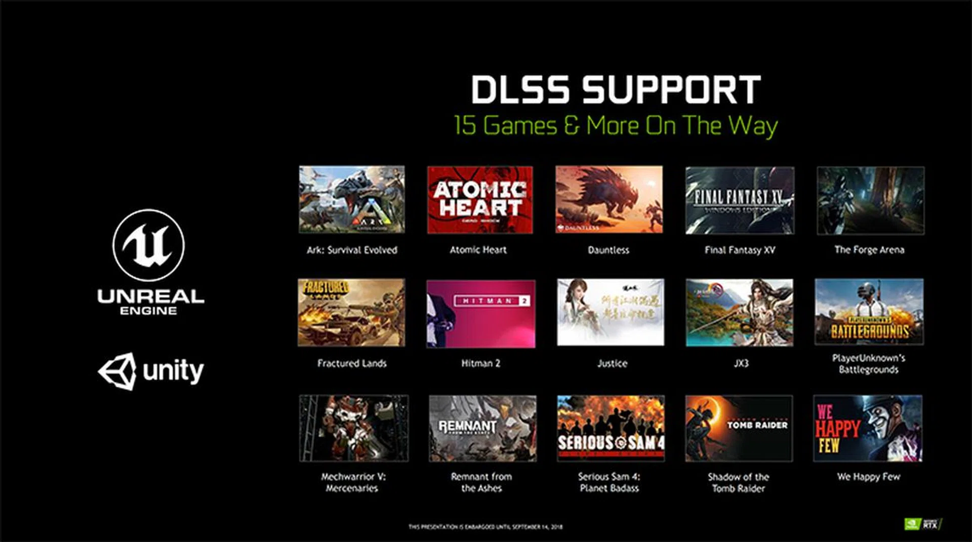Developers will need to support DLSS for it to really take off. (Image Source: NVIDIA)