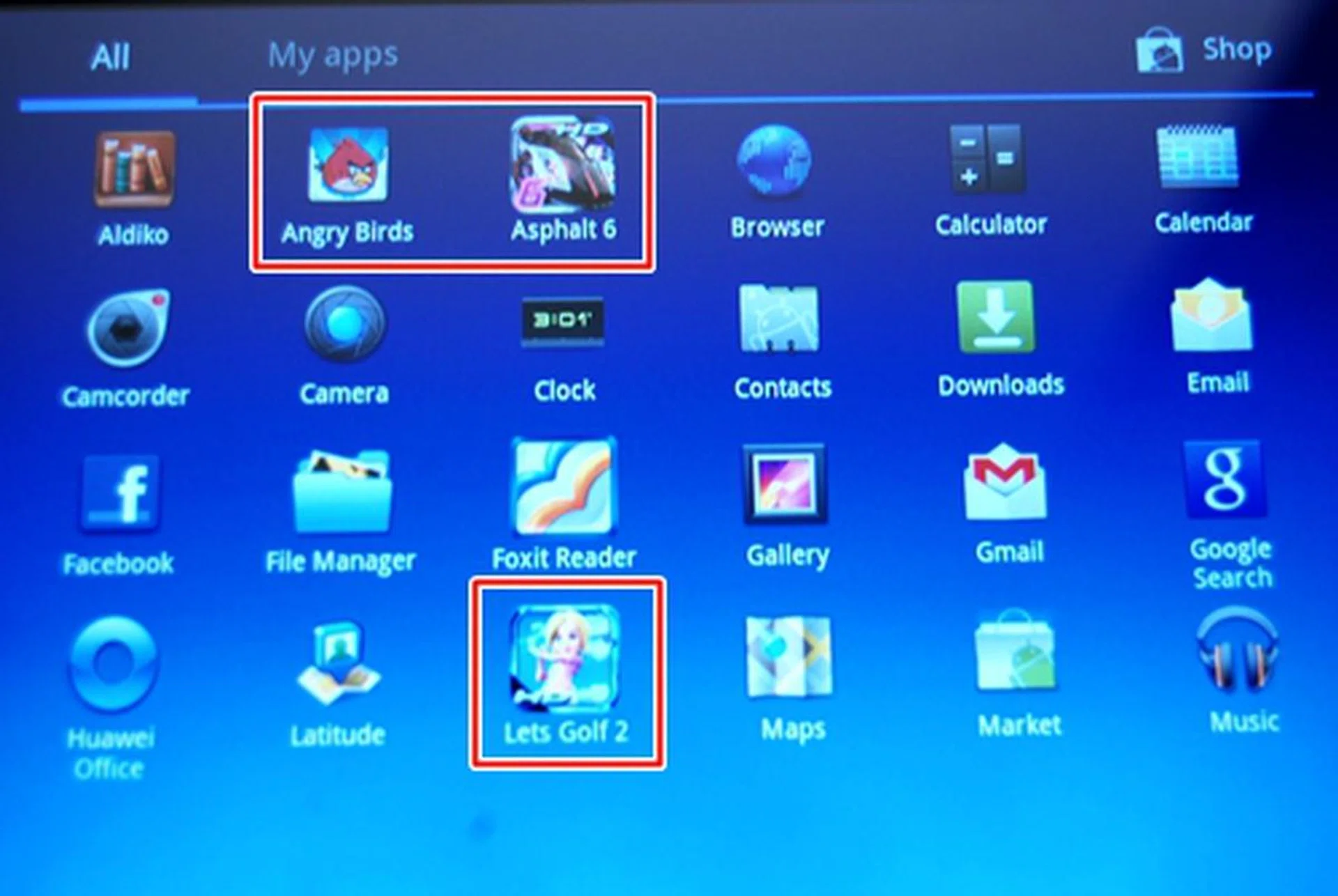 Unlike Lenovo which preloaded more than 30 apps (free and paid) on its tablets, the Huawei MediaPad Tablet only comes with three game apps (Angry Birds, Asphalt 6 and Lets Golf 2). We found this to be hardly of any use to consumers.