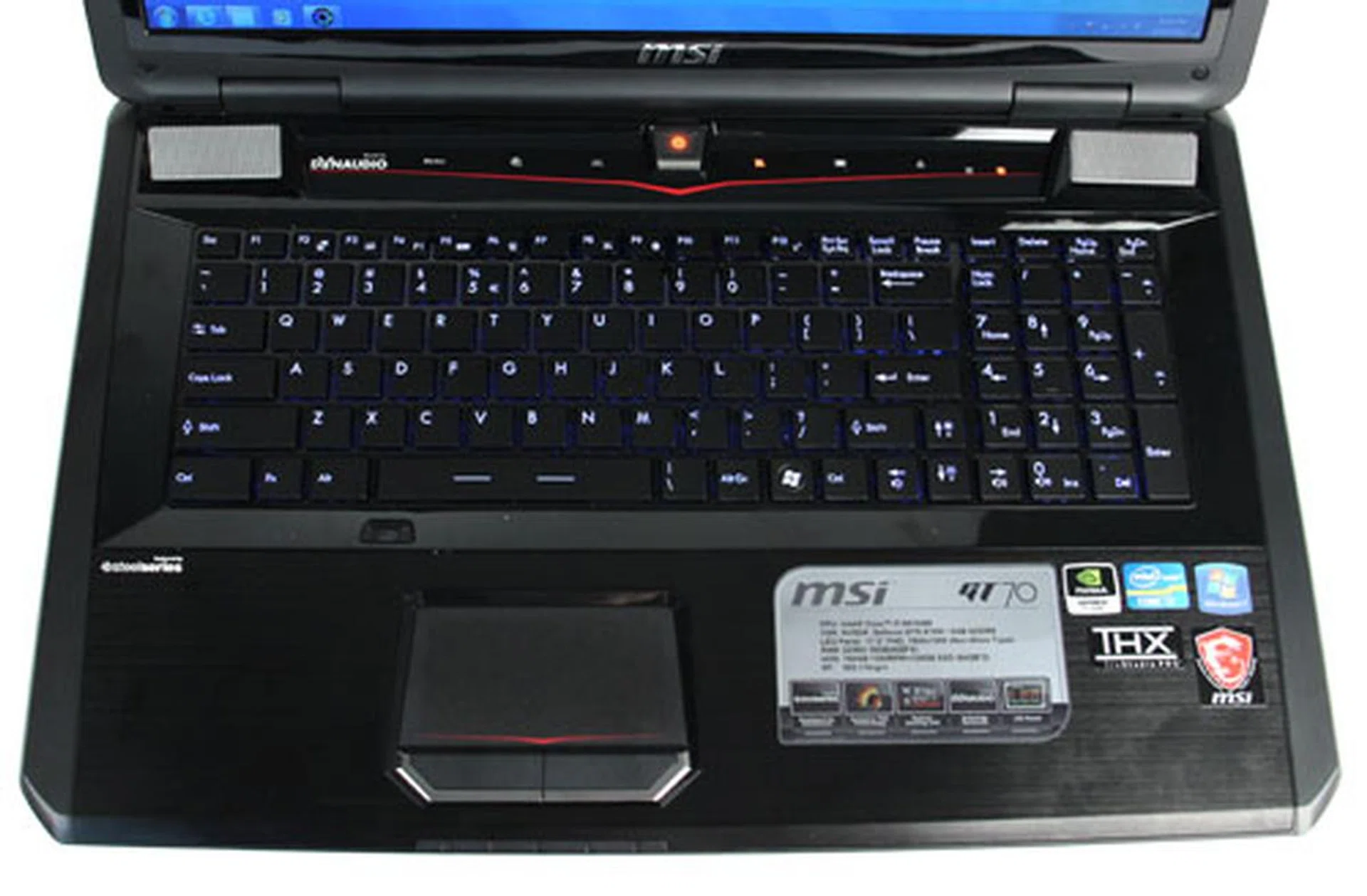 Set the custom backlighting to 'wave' and watch the lights flash up and down your keyboard.