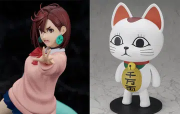 Some of the new Dandadan figures. (Image sources: Beenos)