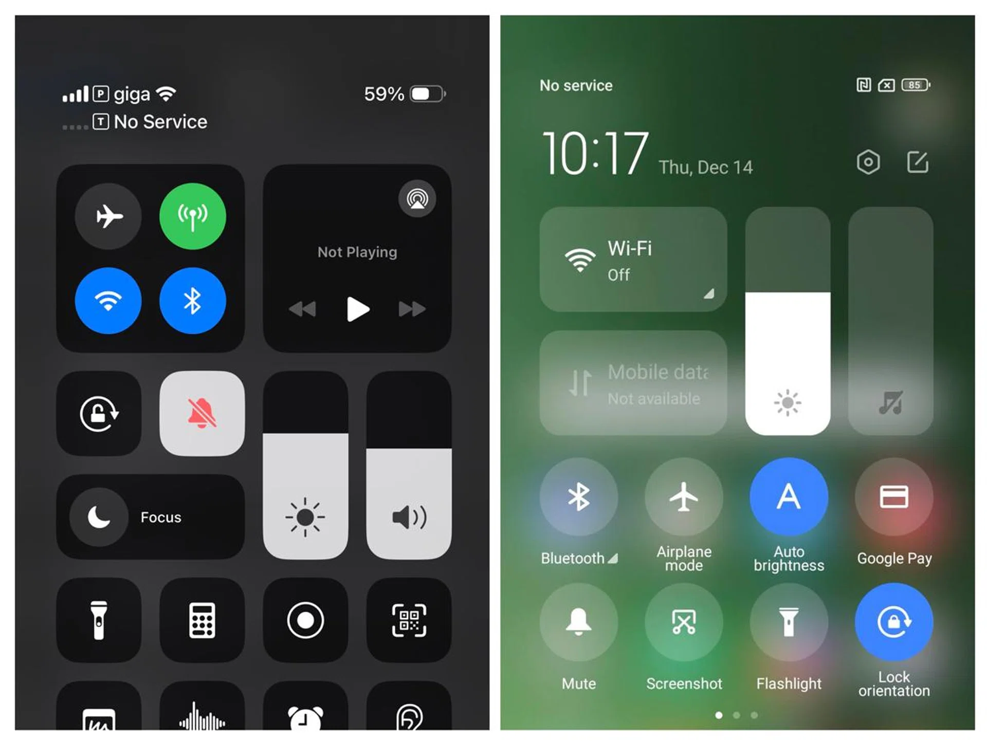 The Control Centre is the most, er, artfully “inspired” part of MIUI. It’s even officially referred to by the same name!