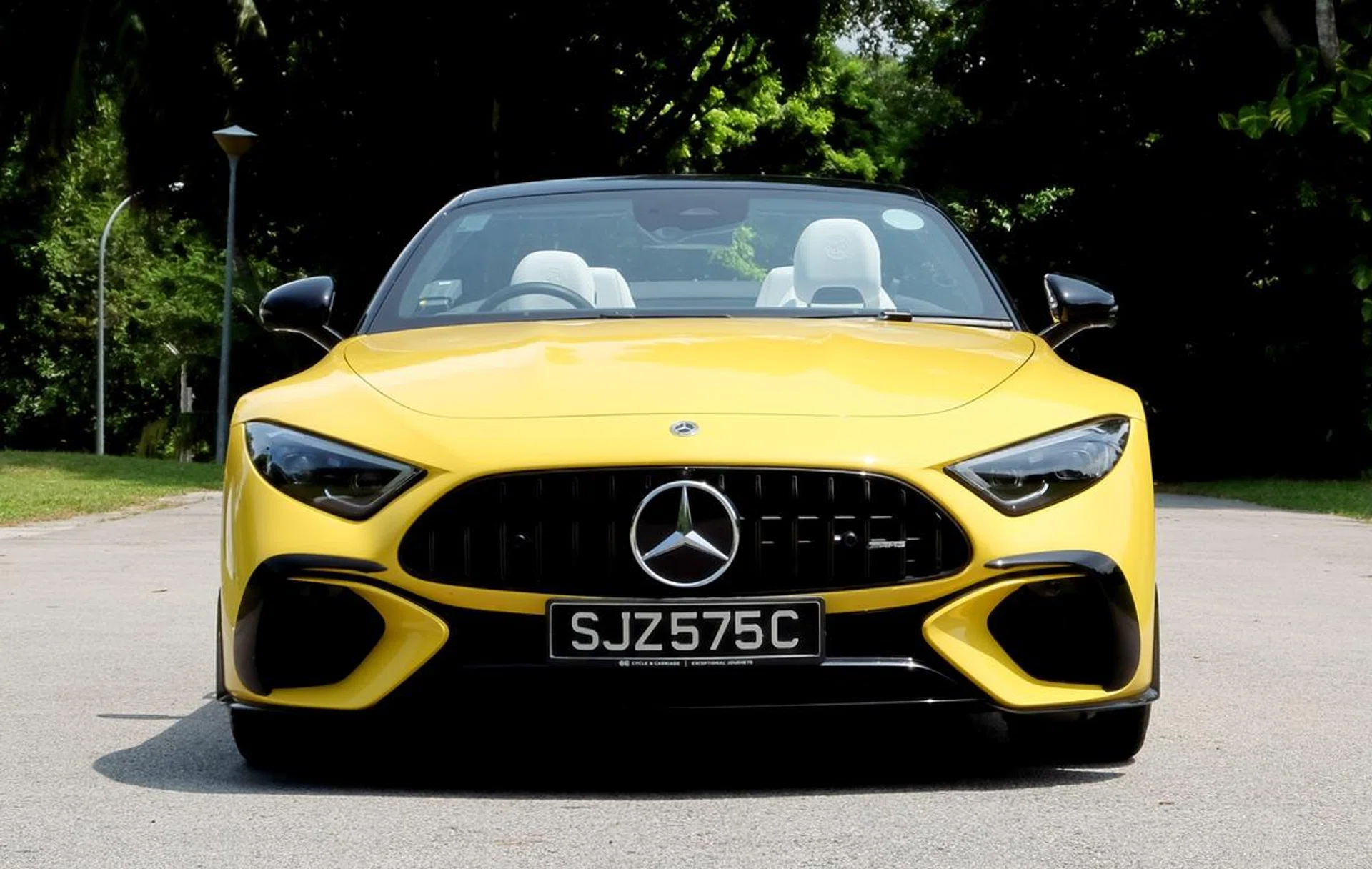 The SL is currently available in Singapore in two guises: SL43 and SL55.