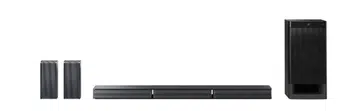 The entire Sony HT-RT3 Home Cinema System - 5.1 surround sound.
