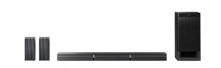 The entire Sony HT-RT3 Home Cinema System - 5.1 surround sound.
