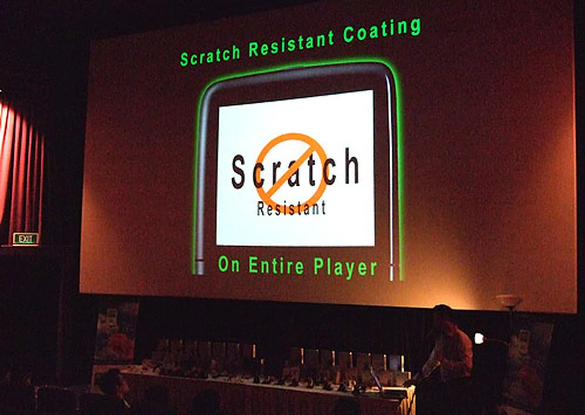 Unlike other portable audio players, the ZEN V is completely scratch resistant and extremely durable.