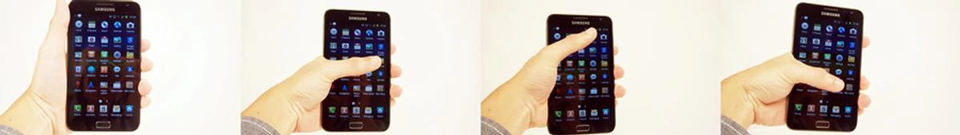 We testing the usability and handling of the Samsung Galaxy Note much in the same way as we did for the HTC Sensation XL.