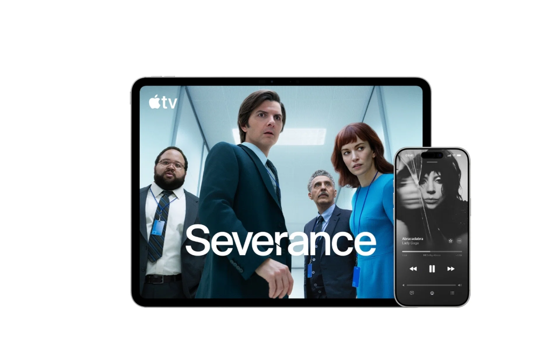 Apple TV and Apple Music.