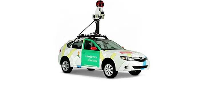 Google Maps car, circa 2004.
