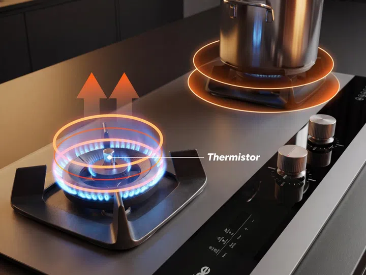 Küche Intelligent Gas Hob