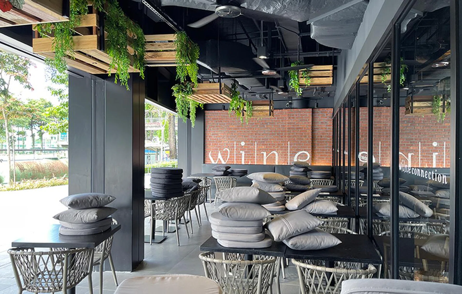 Just two of these palm-sized transducers could cover the al fresco zone. 