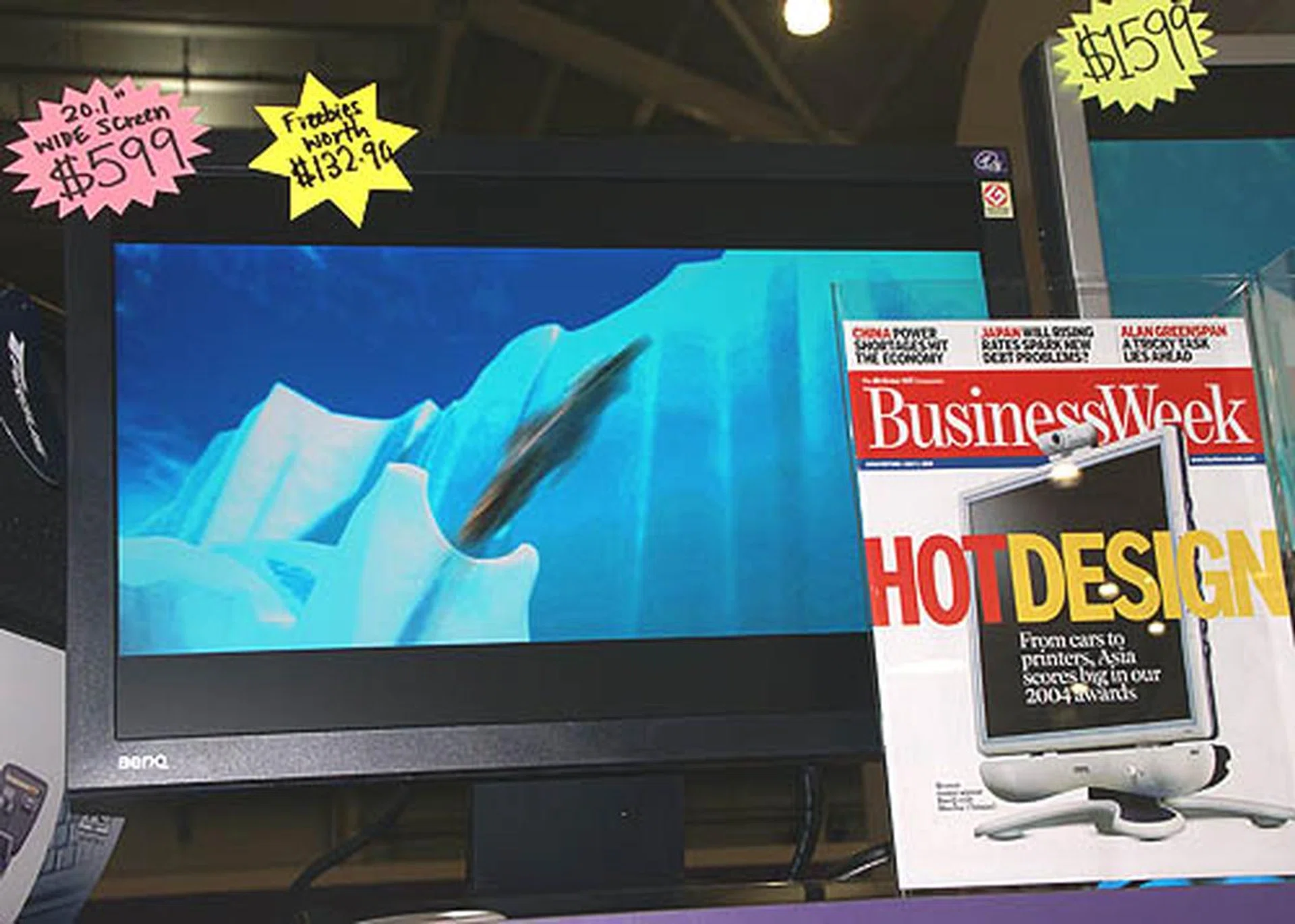 20-inch widescreen LCD monitors are the popular choice nowadays for those needing larger screens and BenQ's FP202W is found at a competitive $599. There are also free gifts worth up to $132 (a Targus notebook case and a DVI cable).