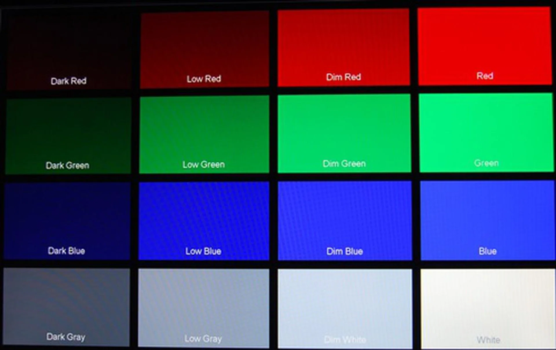 Reds were less intensive compared to the VX2268WM as shown in this photo.