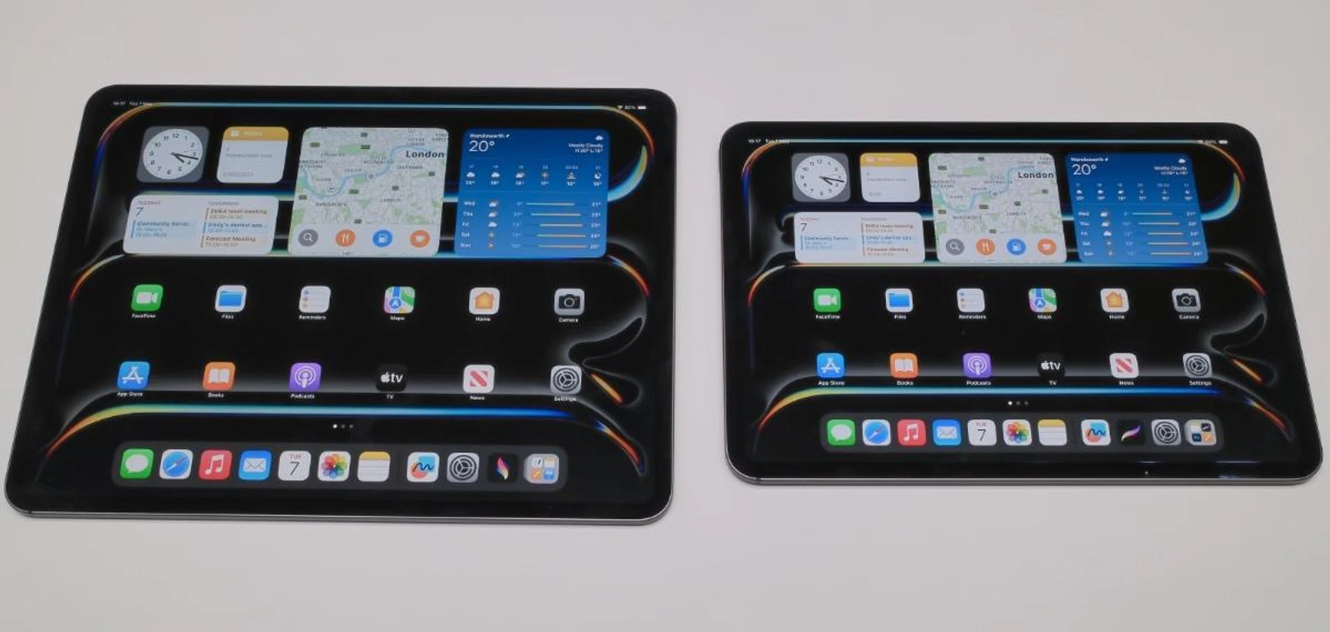 The new iPad Pro is available in two sizes: 11 and 13-inch.