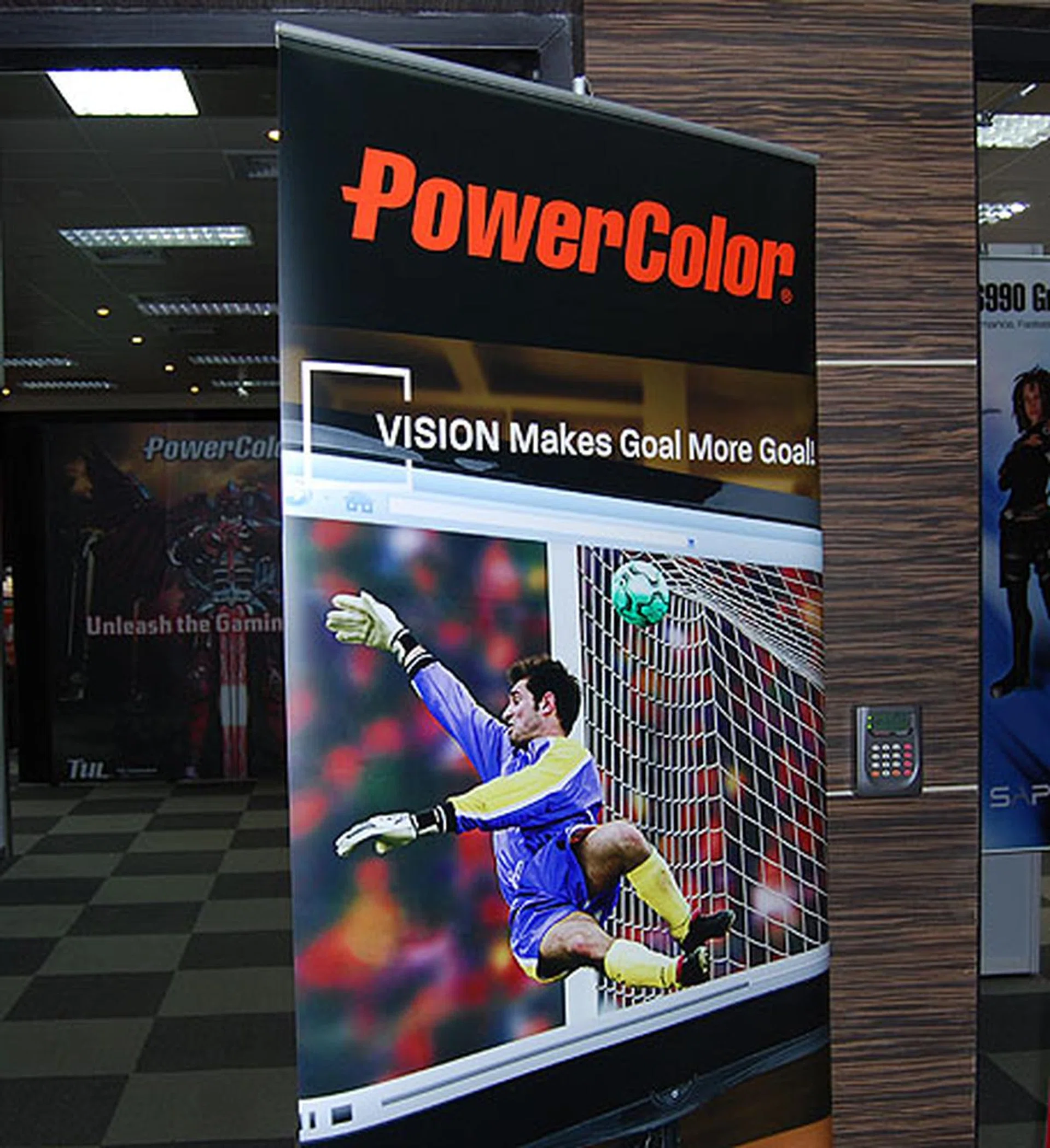 PowerColor had a meeting room to showcase its products instead of an elaborate booth. Substance over style we say. 
