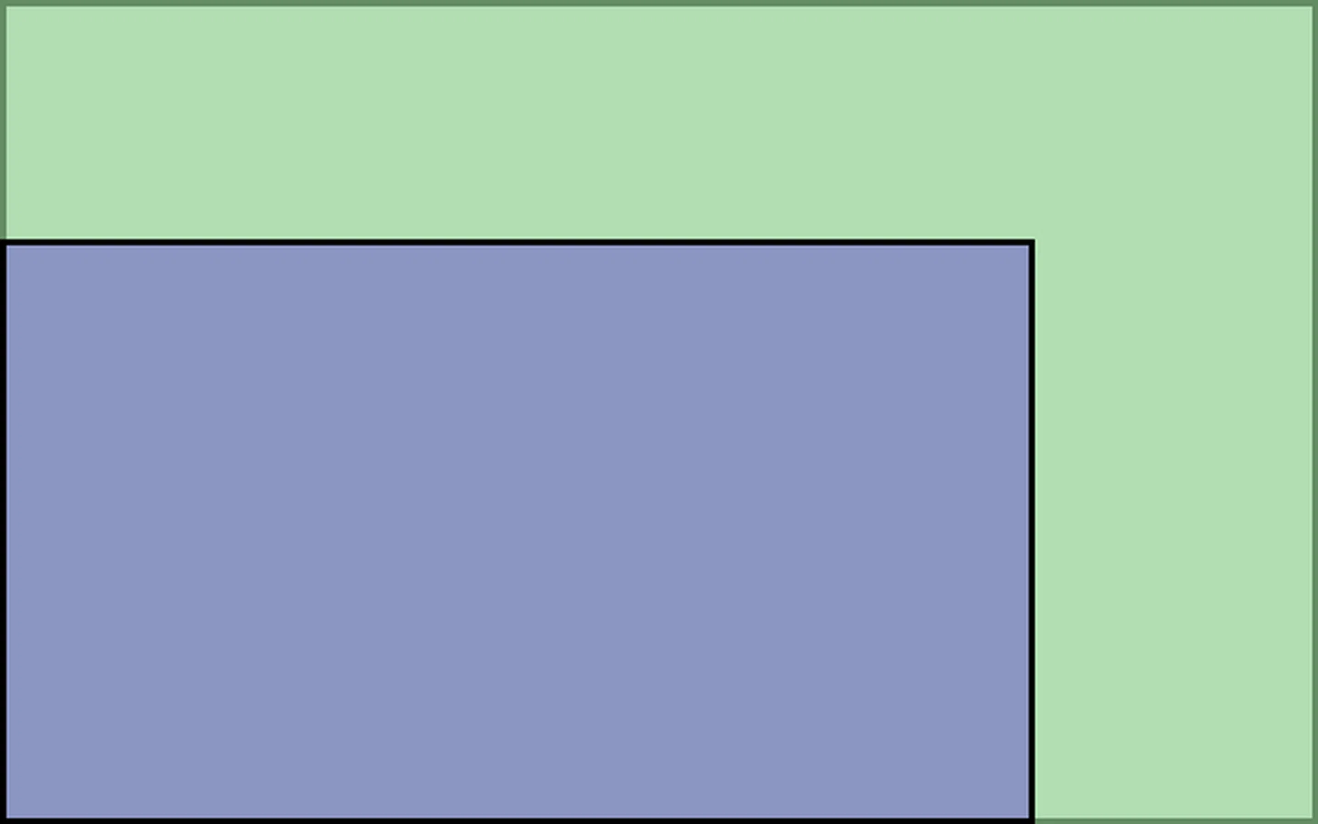 Size difference of a 13-inch 16:9 display and the gram's 17-inch 16:10 display.