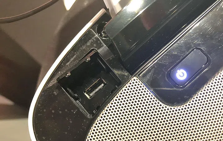 There's even a dedicated charging port for your phone.