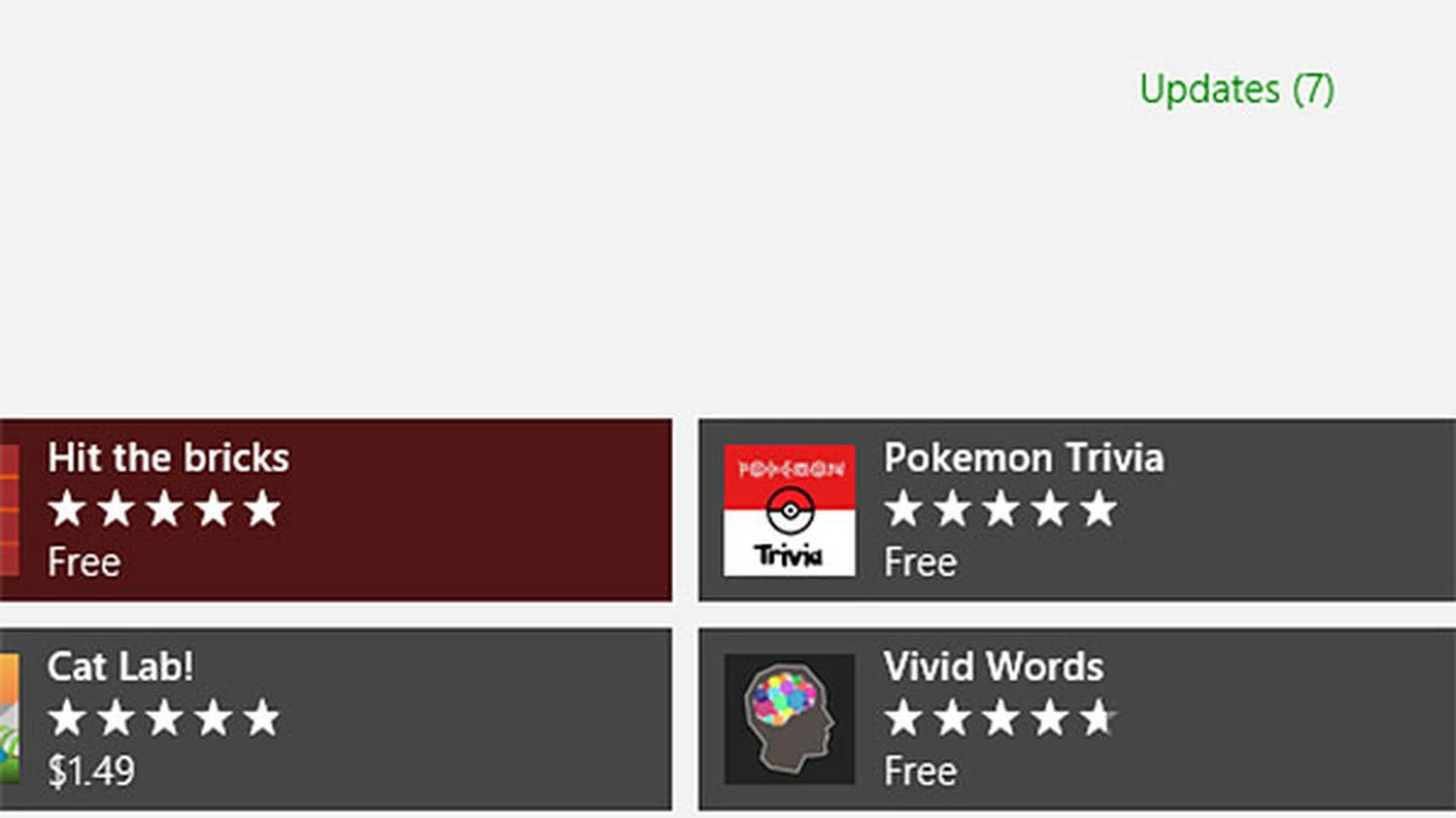 Ever noticed the number on the Store tile, or the number at the top right corner in the Store app? It tells you how many app updates are available.