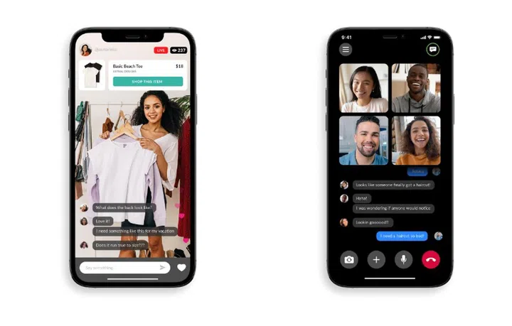Being able to video chat while online shopping will add a new dimension to shopping. Image courtesy of Zoom.