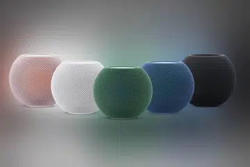 HomePod mini’s new colour options.