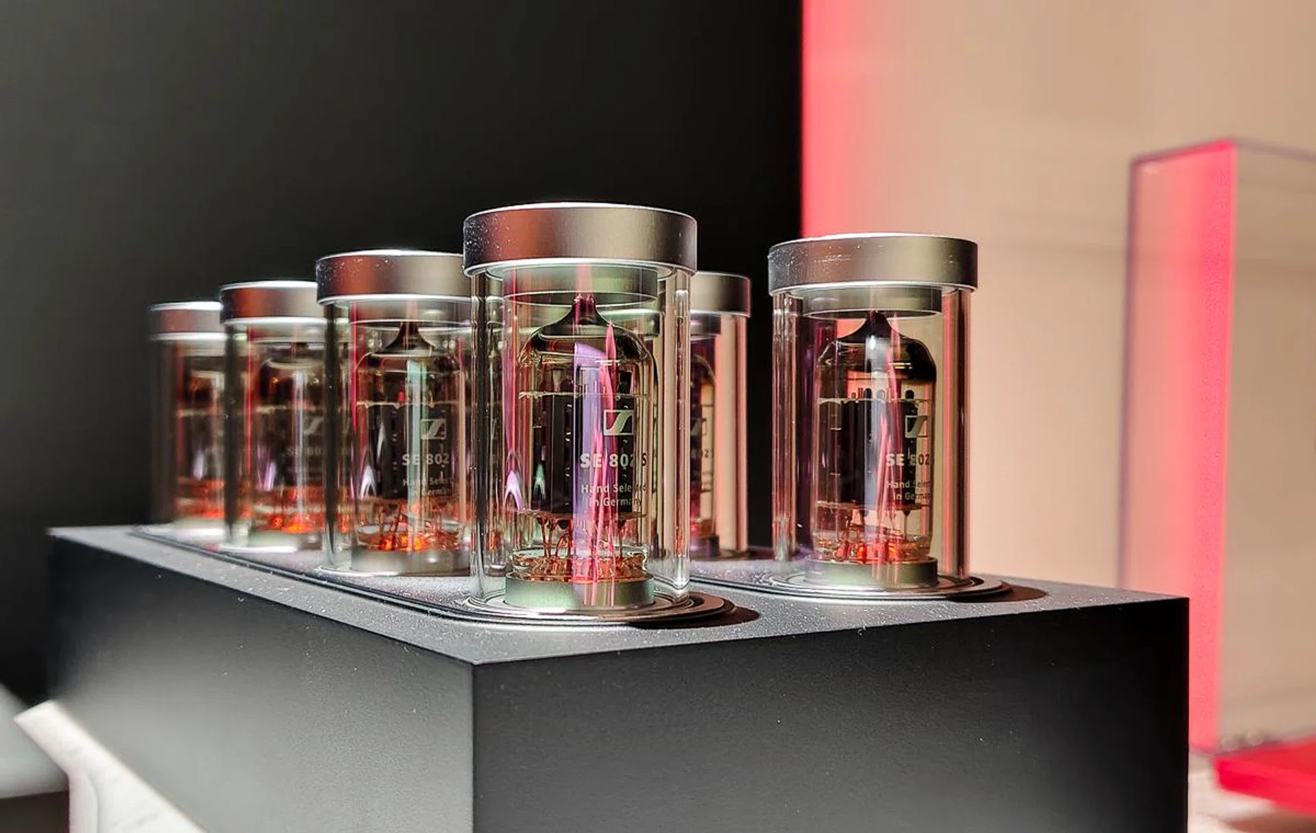These tubes lift up and out of the HE-1 enclosure once turned on. Photo: HWZ