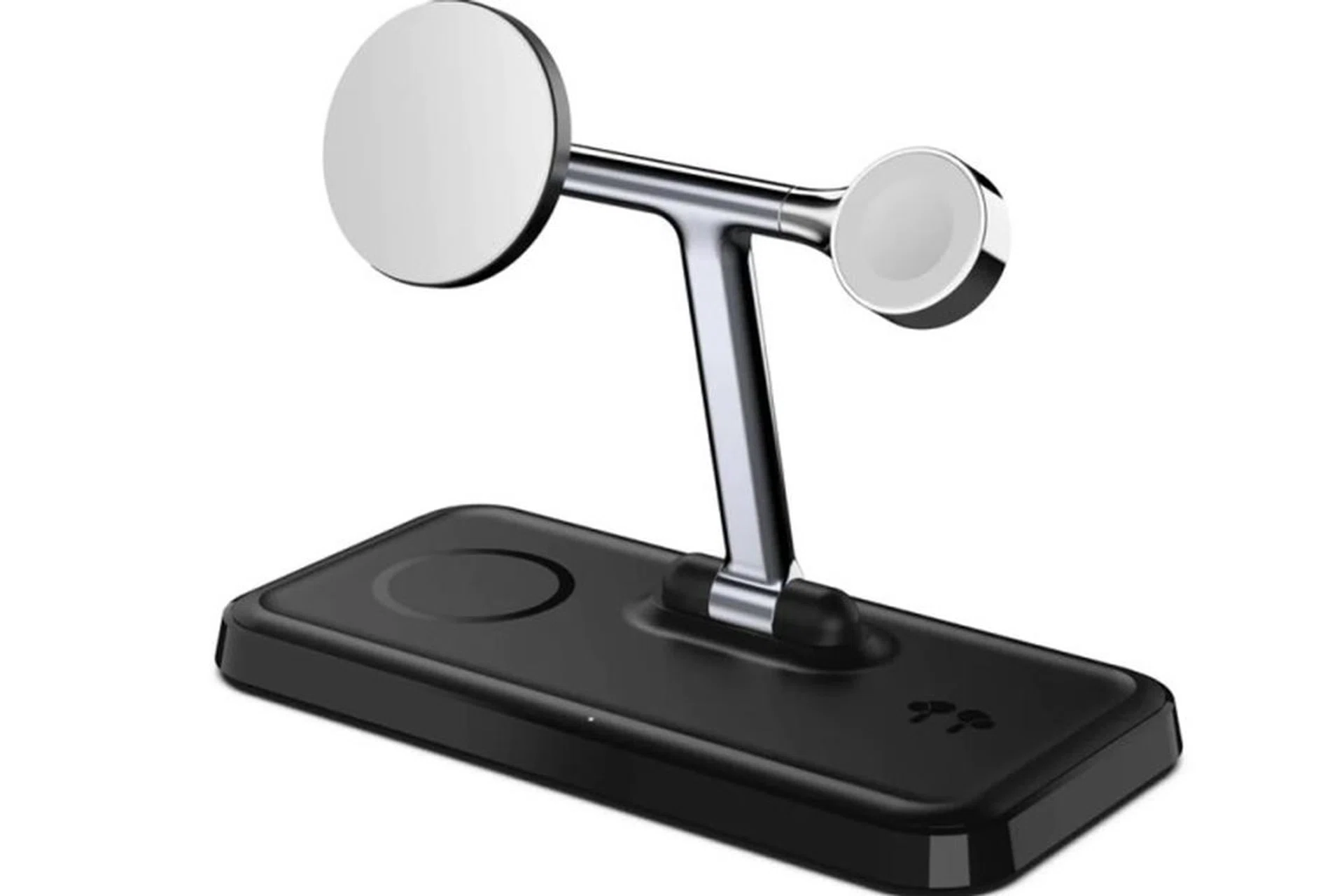 The HyperJuice 4-in-1 Qi2 charging stand.