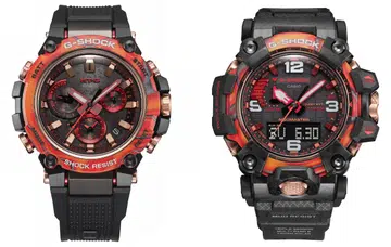 The Casio G-Shock 40th anniversary Red Flare Series. (Image source: Casio)