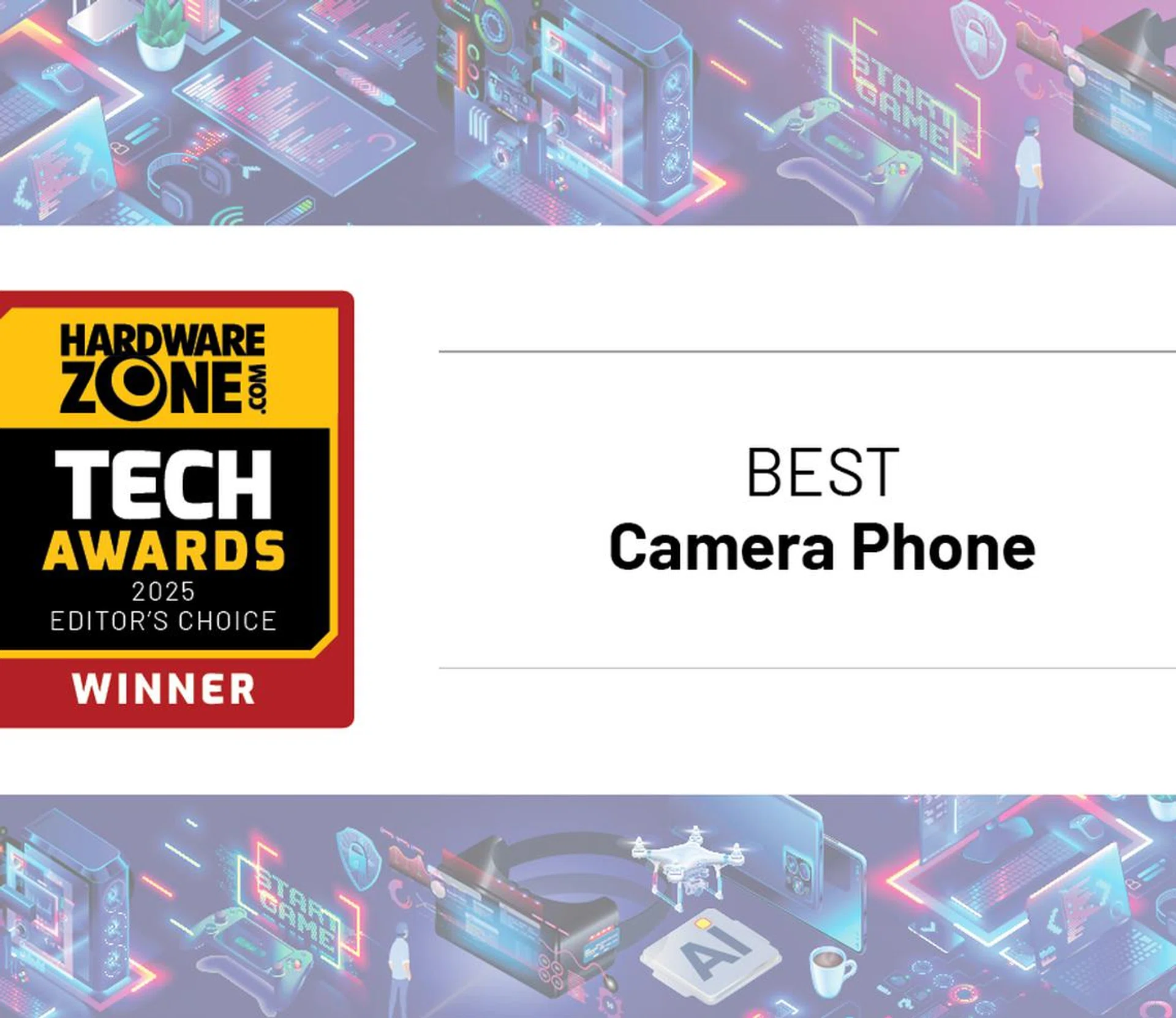 HardwareZone Tech Awards 2025 Best Camera Phone banner image