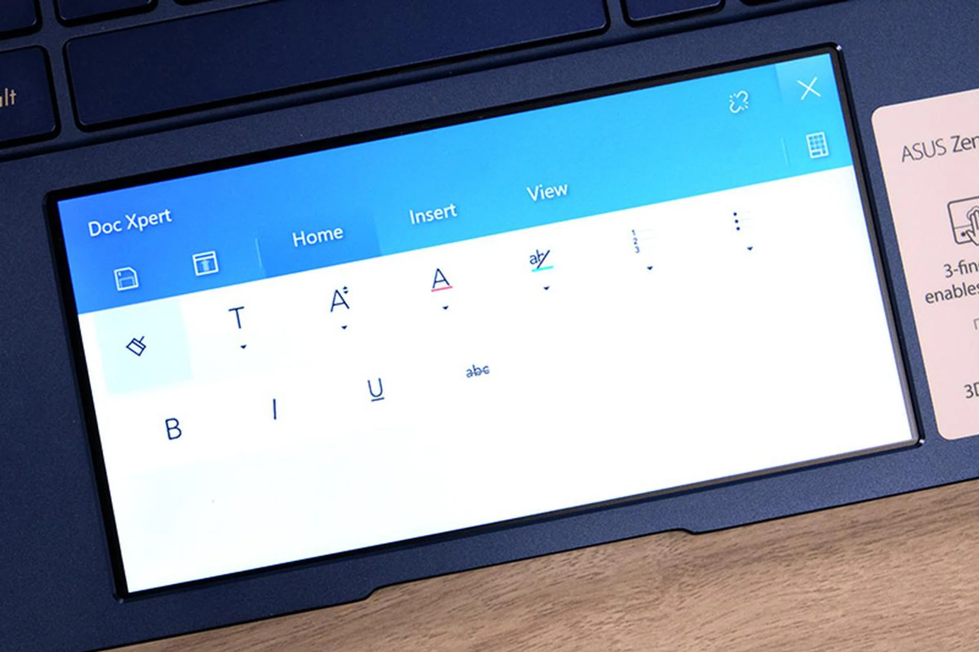 There's an app called Doc Xpert that gives you quick shortcuts in the Word app. But why won't you just use shortcuts in the app itself?