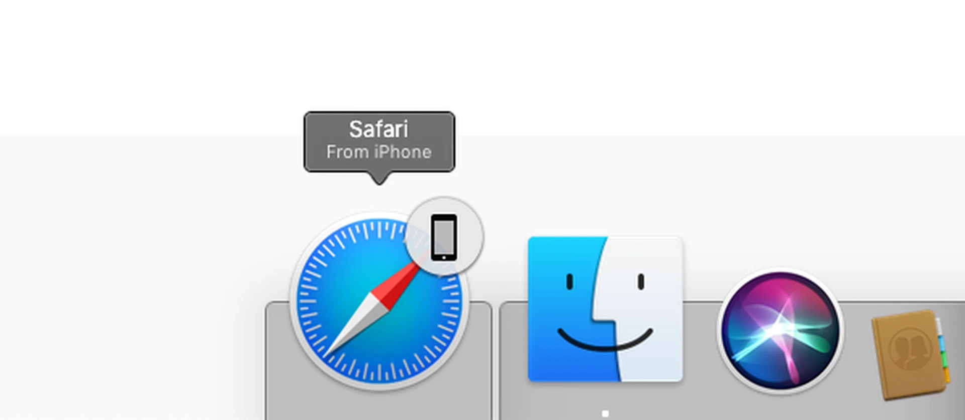 Handoff lets you pick up exactly where you left off on other Apple devices.