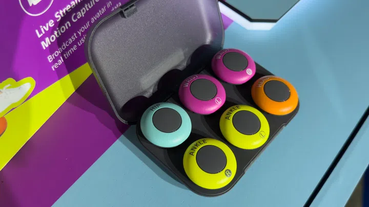 Sony Mocopi motion capture system sensors