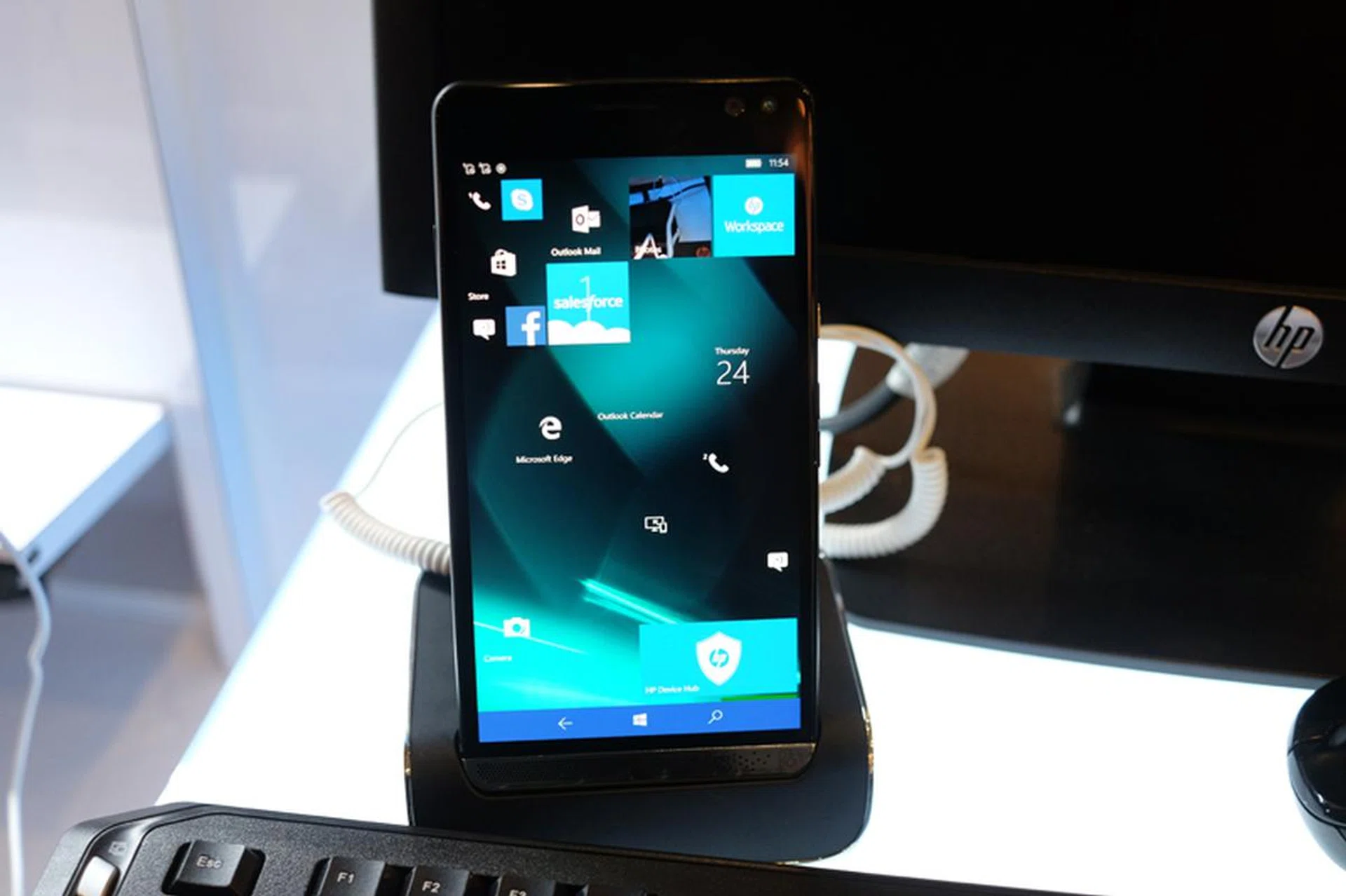 The HP Elite X3 is a Windows 10 Mobile phone powered by a Qualcomm Snapdragon 820 processor and 4GB RAM. It has a 5.96-inch 2,560 x 1,440 pixels resolution AMOLED display and IP67 build to protect against dust and water. As with all Windows 10 Mobile phones, you can connect it to a monitor or TV and turn it into a desktop PC with Windows Continuum. Grab it with the HP Desk Dock at Sitex for just $1199 or without the dock for $999.