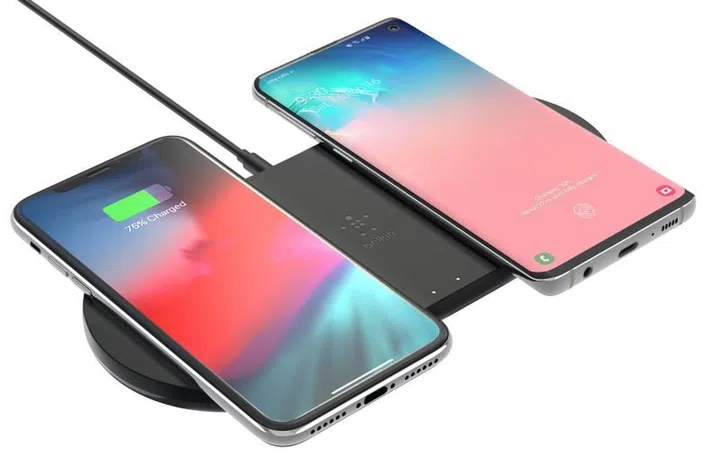 The Belkin Boost Charge Dual Wireless Charging Pads 10W.