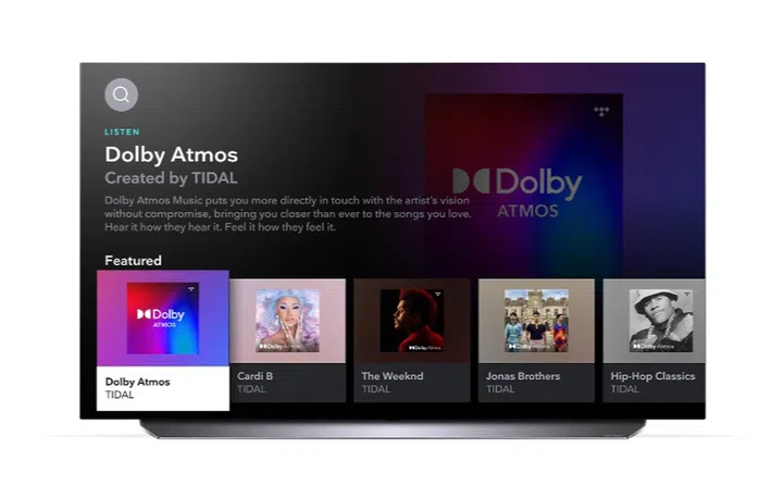 You'll need an LG TV using webOS 4.0 to 6.0 to enjoy Tidal. Image courtesy of LG. 