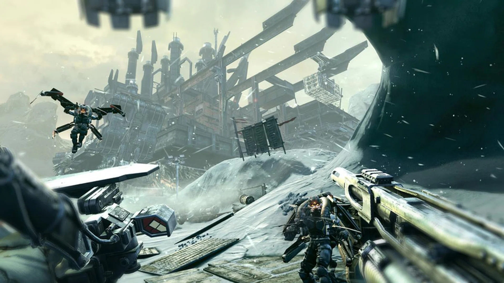 2011's Killzone 3. Less lens flare, but still a great looking game.