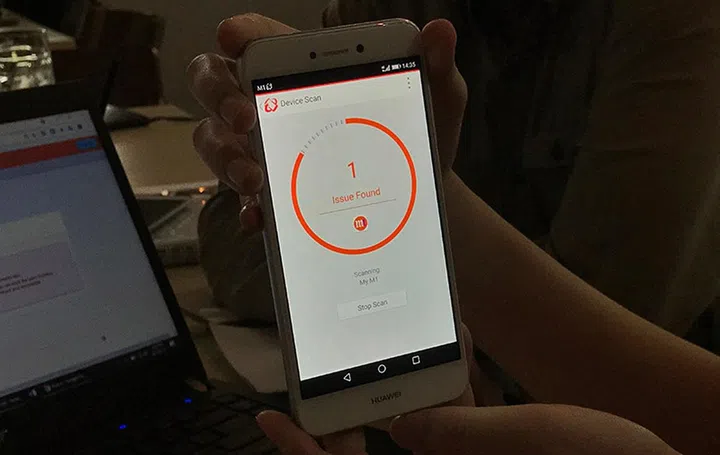 Users can then open up the Trend Micro app to scan their device and remove any detected malware.