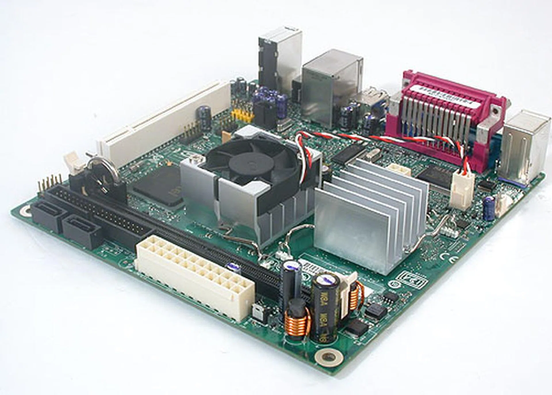 As we have mentioned previously, the Intel Atom's low-power value proposition is affected by its aging chipset. There's however no doubt about its low cost, with this kit costing merely US$82. Slap on memory, a hard drive, optical drive and a small form factor chassis and you're done. 