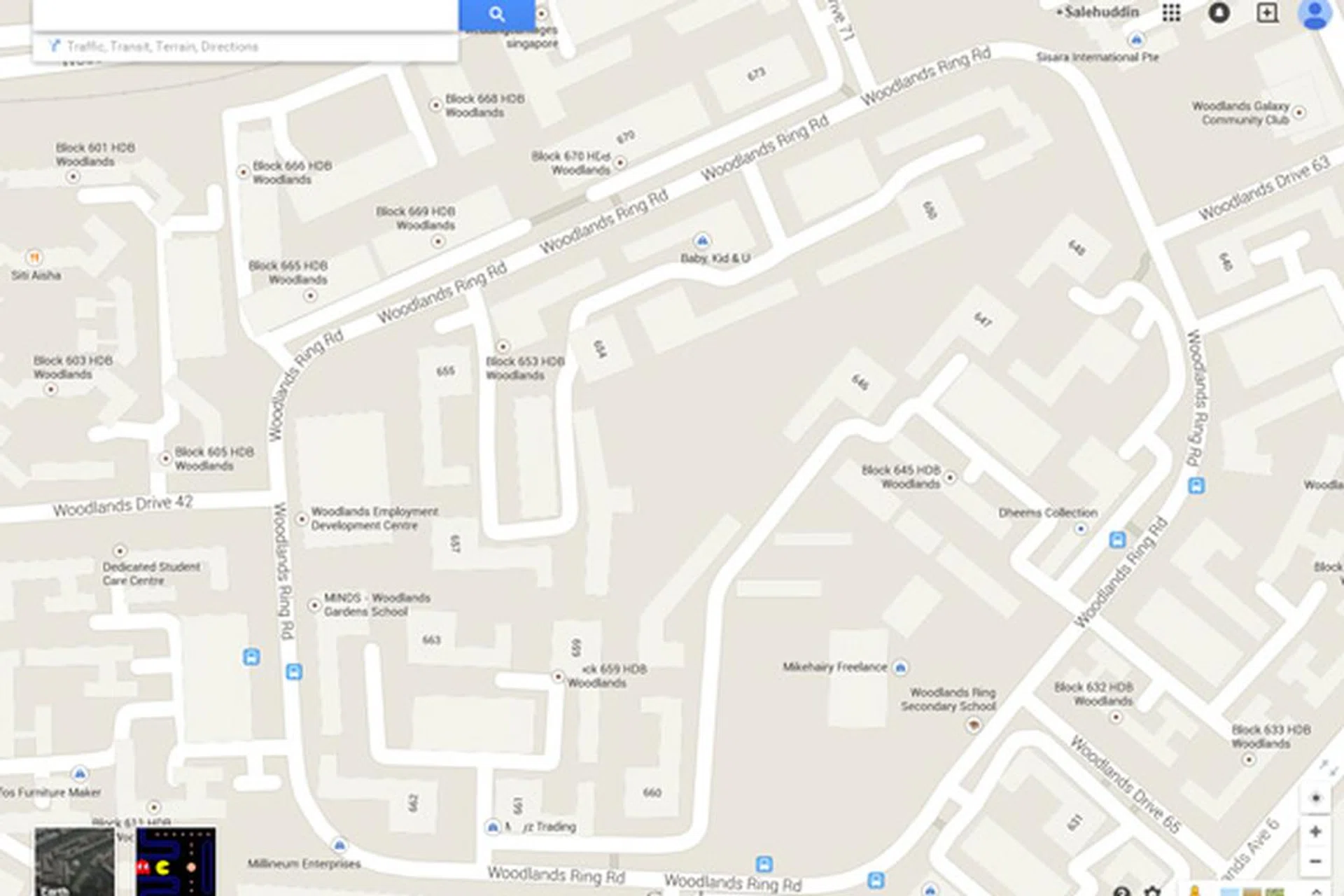 Pick any area with a lot of roads to make things really interesting.