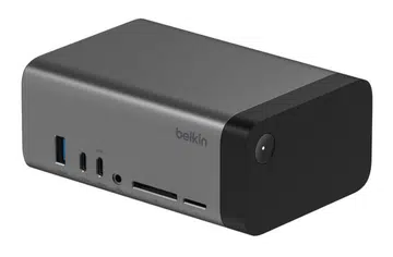 The Belkin 11-in-1 Pro GaN Dock 150W comes with a built-in cord. Photo: Belkin