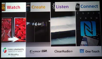 Watch, Create, Listen and Connect are four principles which the VAIO team is operating under, in terms of unifying key technological strengths from different parts of Sony as a whole.