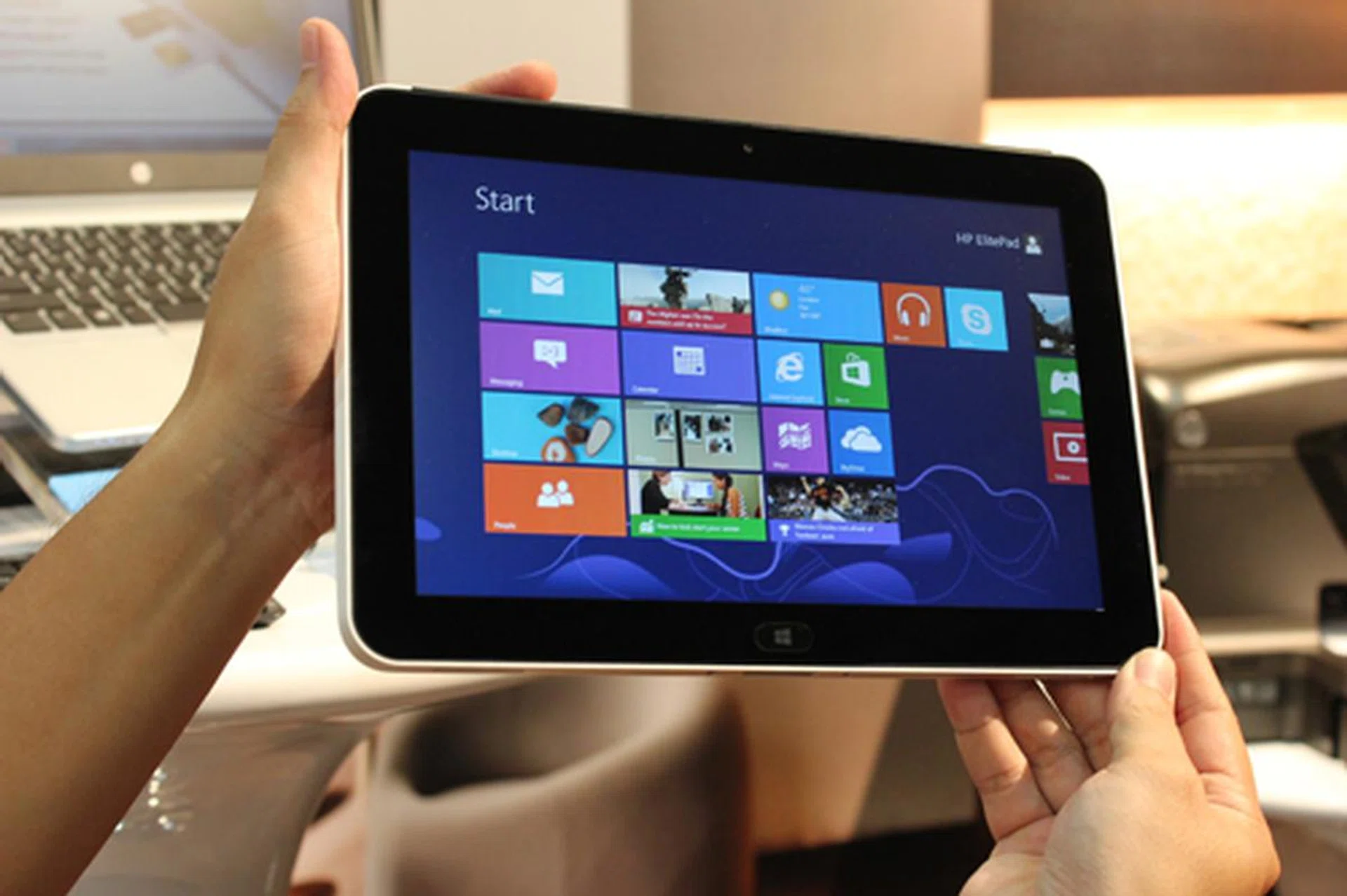 The HP Elitepad 900 looks set to be one of the first enterprise-targeted tablets.