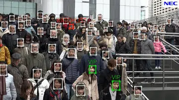 NEC's Video Face Recognition Technology <br>Image source: NEC