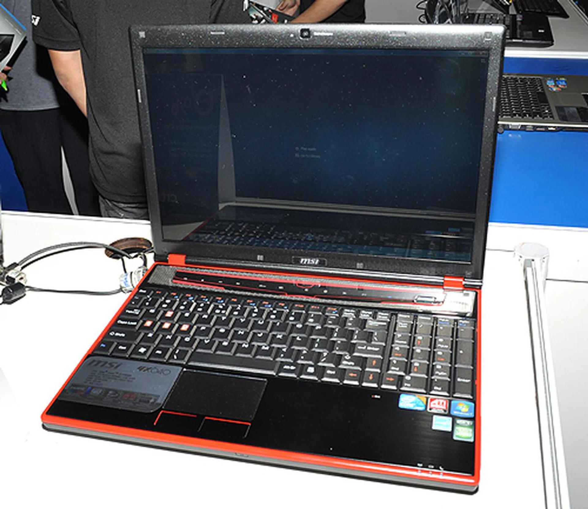 The 15.6-inch MSI GX660 gaming notebook has a powerful Intel Core i7-740M processor, 8GB DDR3 RAM, 500GB 7200rpm HDD and premium Radeon Mobility HD 5870 graphics. $2399 (U.P.: $2699).