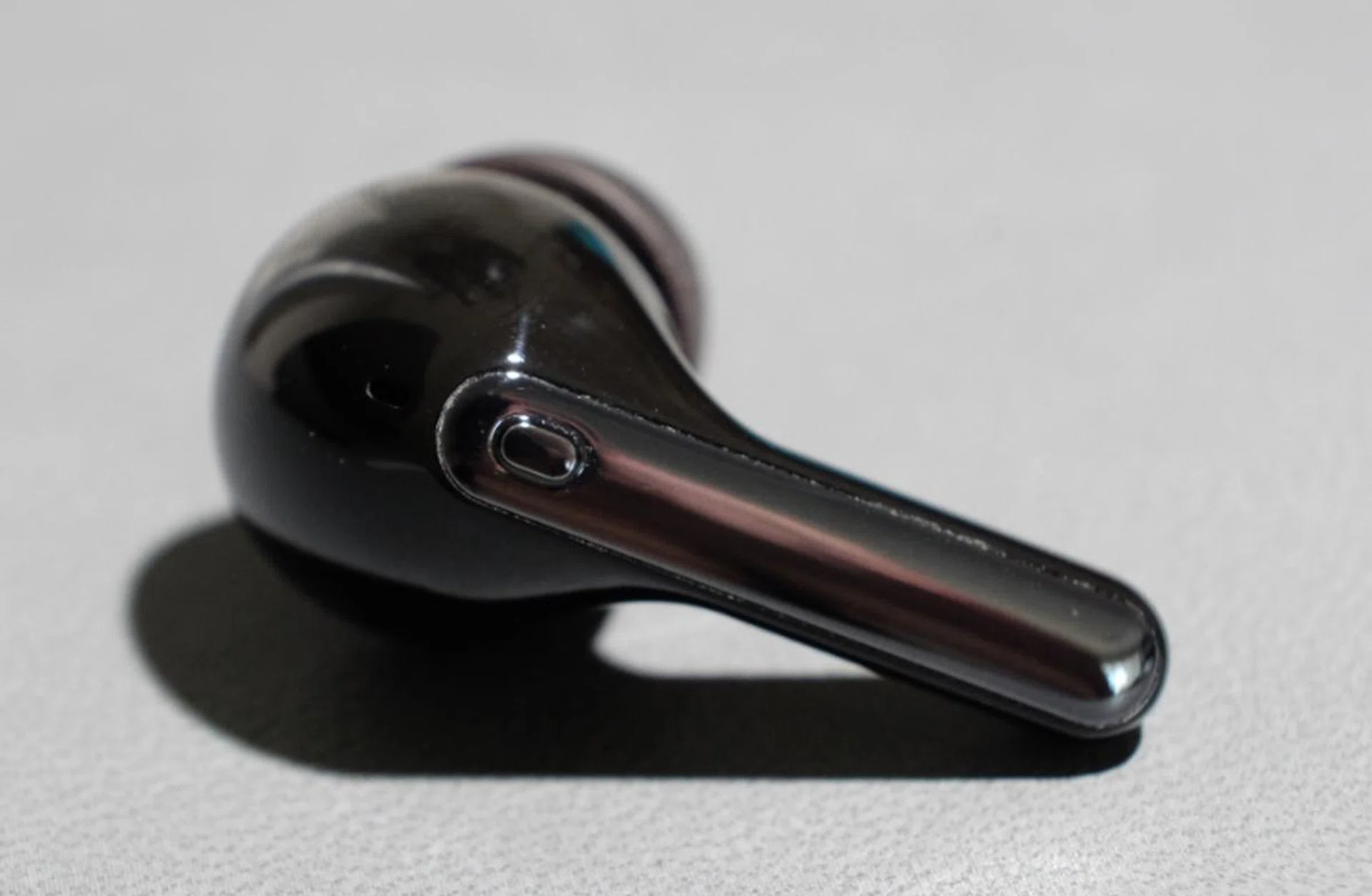 "Touchpads" on each earbud control various features of the earbuds.