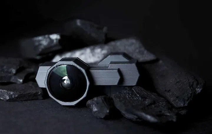 The accessory looks to be small and portable.