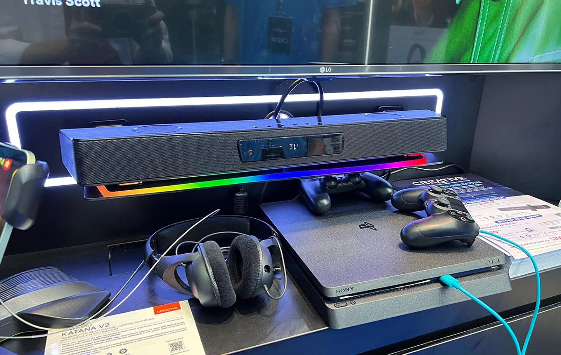 Creative Sound Blaster Katana V2 (included subwoofer not pictured).