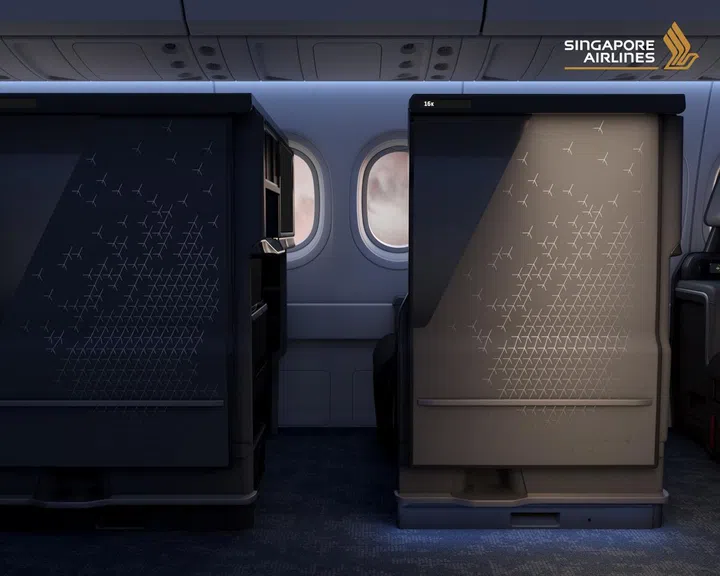 Business Class cabin. Photo: SIA