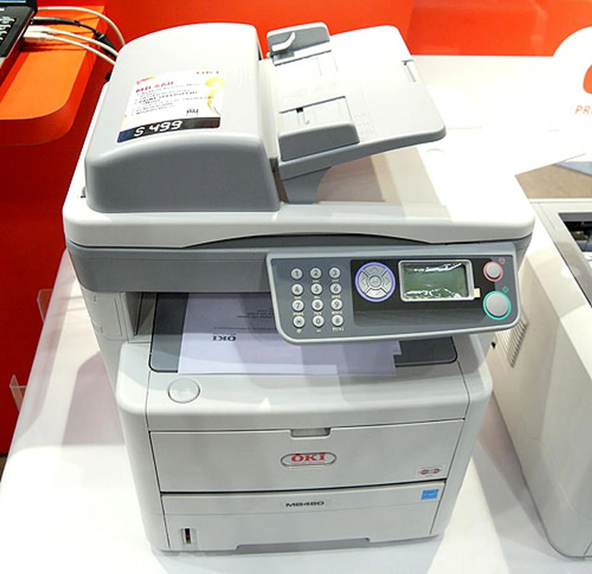 Hot off the press is the Oki MB460, priced at $499. The multi-functional printer lets you print, copy and scan to FTP, email, TWAIN and CIFS, with an integrated duplex feed and is network ready.