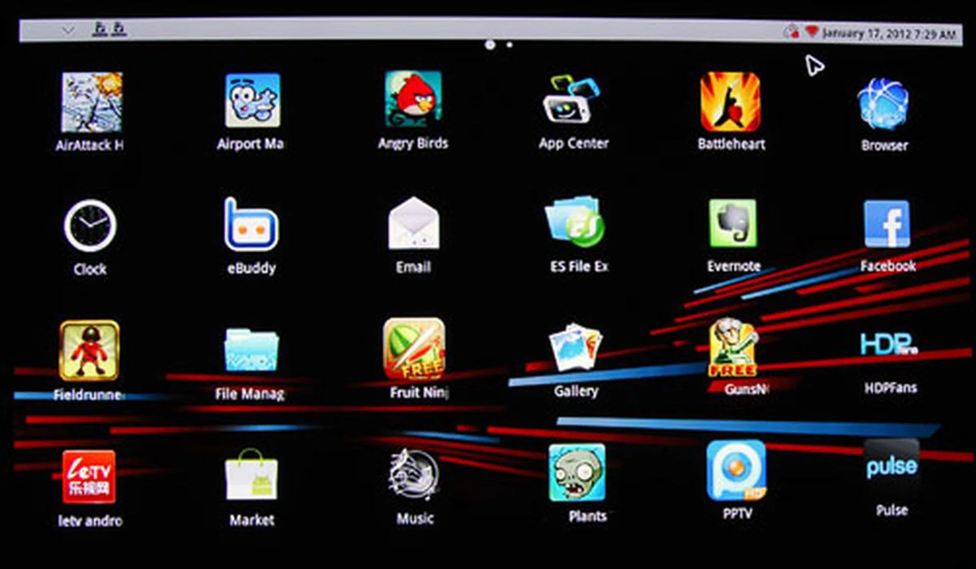 Apps, apps and more apps! You can download them to your heart's content to extend usability and increase interactivity, or until the internal storage gets depleted.